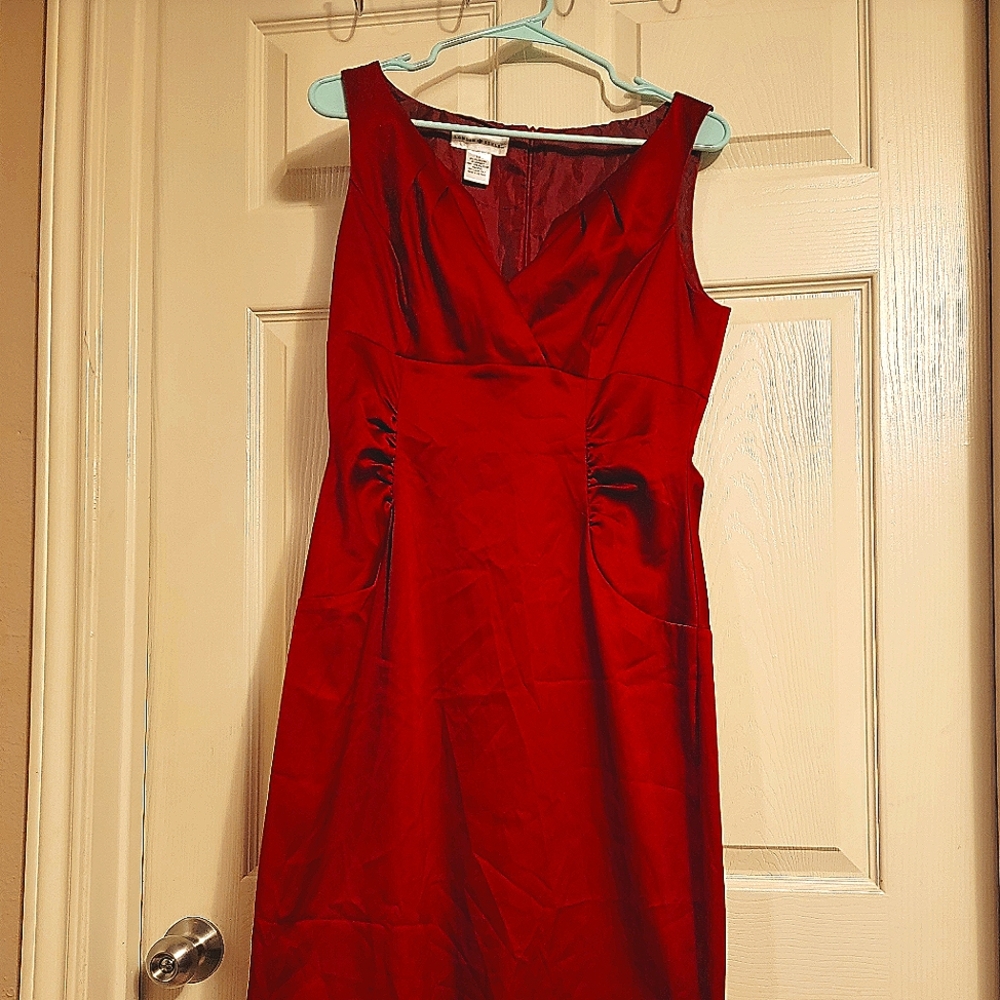 Maggie London - London Style Red Cocktail Dress
